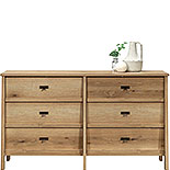 6-Drawer Bedroom Dresser in Timber Oak 433919