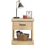 1-Drawer Night Stand with Open Shelf 433957