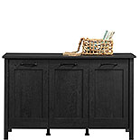 3-Door Storage Cabinet in Raven Oak 433978