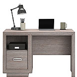 Desk with File Drawer in Ashen Oak 434183