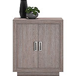 2-Door Office Storage Cabinet in Ashen Oak