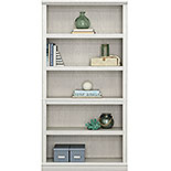 5-Shelf Display Bookcase in Glacier Oak 434821