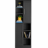 2-Door Storage Cabinet in Raven Oak 435131