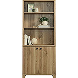5-Shelf Bookcase with Doors in Timber Oak 435288
