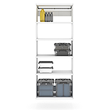 Wall-Mounted 23.5" Deep Cabinet in White 441365
