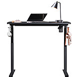 48" x 27" Electric Standing Desk in Black 443748