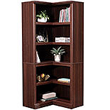 5-Shelf Corner Bookcase in Select Cherry 444767