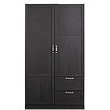 Wardrobe Storage Cabinet in Raven Oak 446895