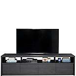 Large TV Credenza in Raven Oak 446900