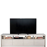 Large TV Credenza in Alabaster Oak 447226