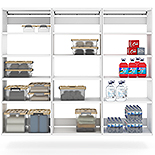 Set of 3 Wall-Mounted 23.5" Deep Cabinets 449003