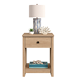 Night Stand with Drawer in Harvest Walnut 453313