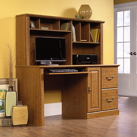 Orchard Hills Computer Desk With Hutch 401354 Sauder