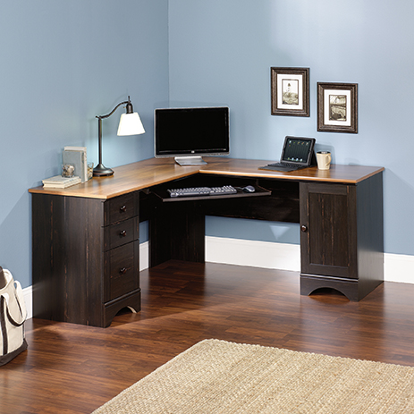 Harbor View Corner Computer Desk 403794 Sauder Sauder