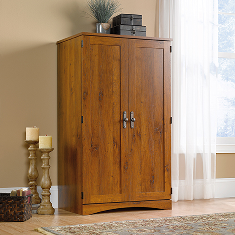 Harvest Mill Computer Armoire 404958 Sauder Sauder Woodworking