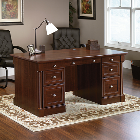 Palladia Executive Desk 412902 Sauder Sauder Woodworking