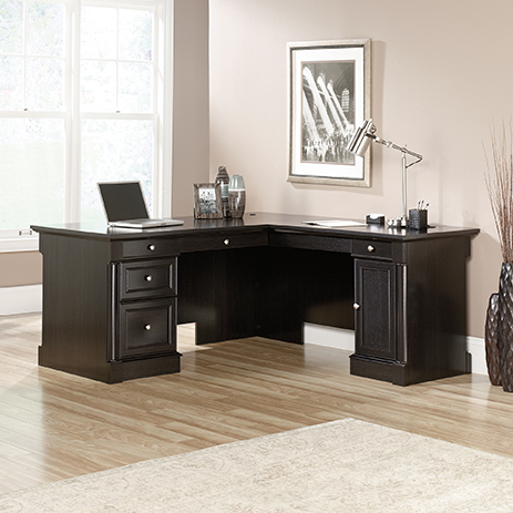 Palladia L Shaped Desk 417714 Sauder Sauder Woodworking