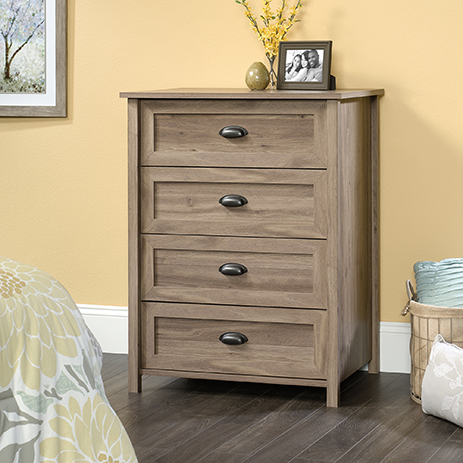 County Line | 4 Drawer Chest | 418073 | Sauder   Sauder Woodworking