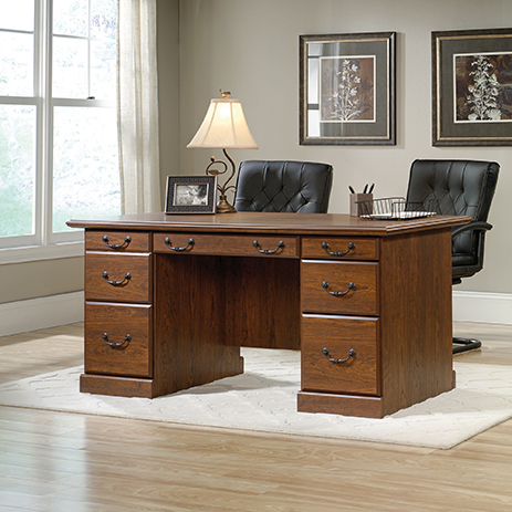 Orchard Hills Executive Desk 418646 Sauder Sauder Woodworking