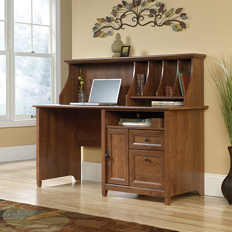 Edge Water Computer Desk With Hutch 419401 Sauder Sauder