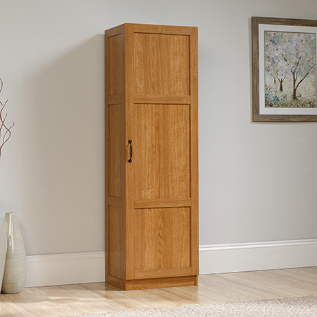 Sauder Select Tall Pantry Storage Cabinet Highland Oak 419983