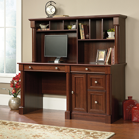 Palladia Computer Desk With Hutch 420513 Sauder Sauder