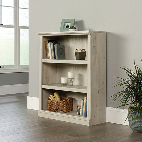 Sauder Select 3 Shelf Bookcase 423032, Sauder Optimum Bookcase Mystic Oak