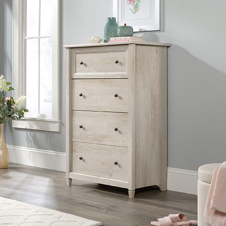 Edge Water 4 Drawer Chest Chalked Chestnut 423213 Sauder