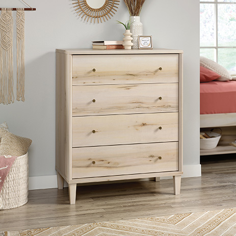 Willow Place 4 Drawer Chest Pacific, All Wood 4 Drawer Dressers