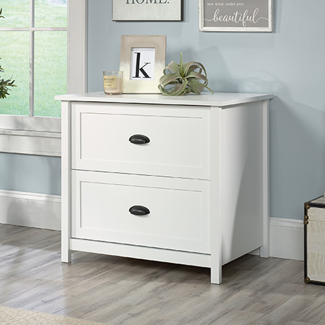 Lateral File Cabinet Soft White, 2 Drawer Filing Cabinet White Wood