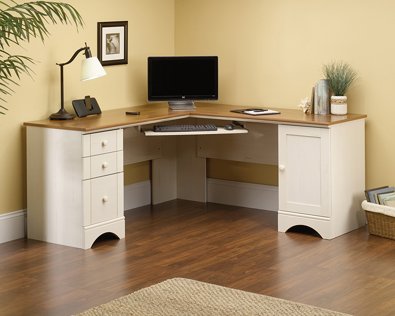 Harbor View Corner Computer Desk 403793 Sauder