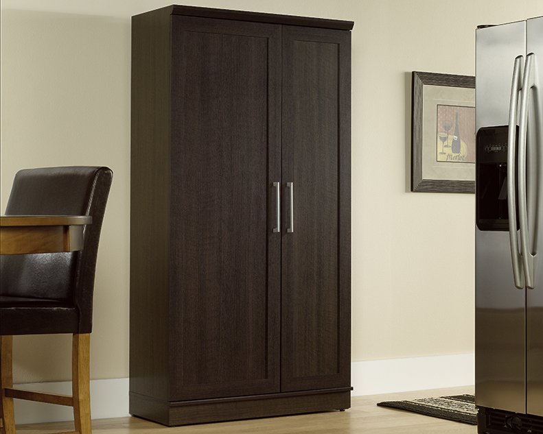 Sauder HomePlus Large Storage Cabinet with Door in Dakota Oak