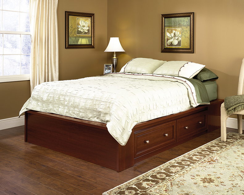 Palladia Queen Platform Bed 413998 Sauder Woodworking Queen Platform Bed 413998
