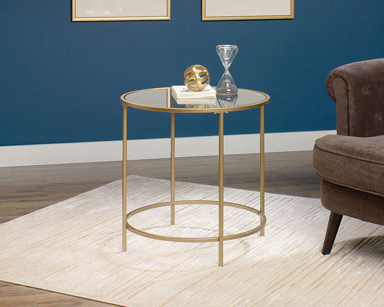 International Lux Round Side Table 417829 Sauder