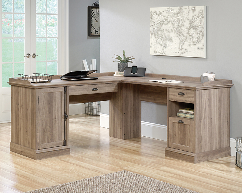 Barrister Lane L Shaped Desk 418270 Sauder Woodworking L Shaped Desk 418270