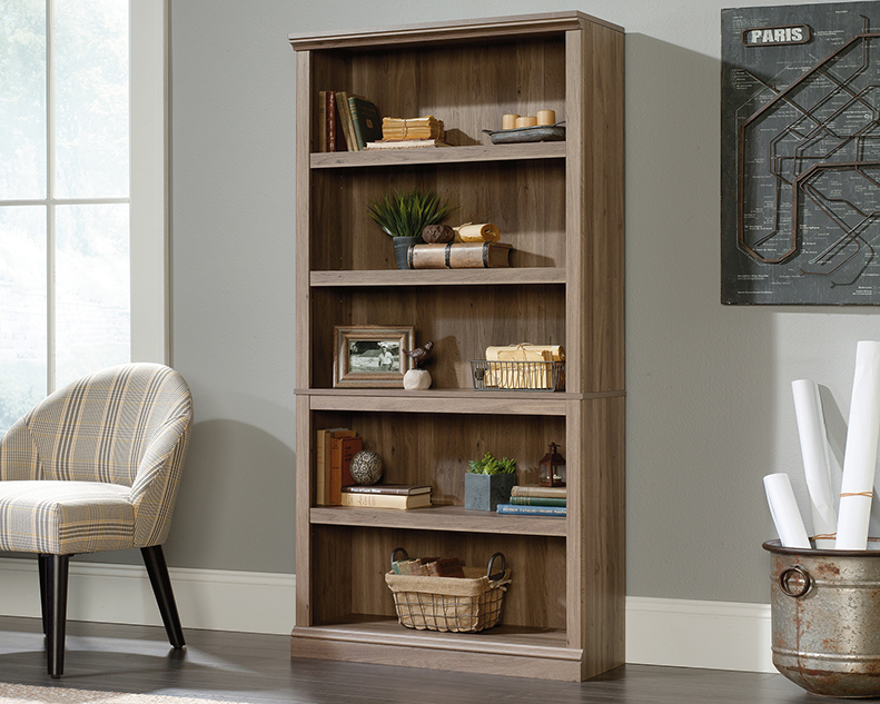 Sauder Select 5 Shelf Bookcase 420183 Woodworking 5 Shelf Bookcase 420183
