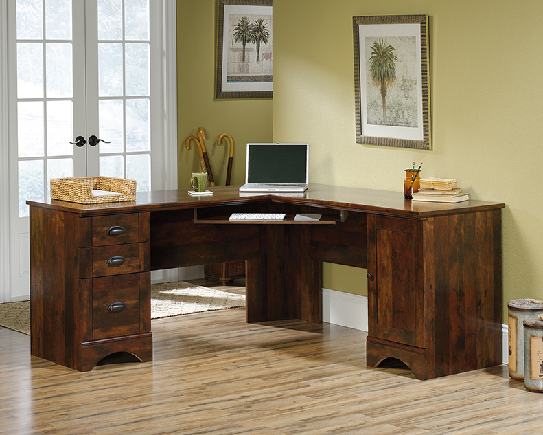 Harbor View Corner Computer Desk 420474 Sauder Corner Computer Desk 420474