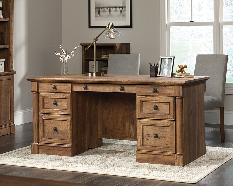 Sauder palladia computer clearance desk cherry