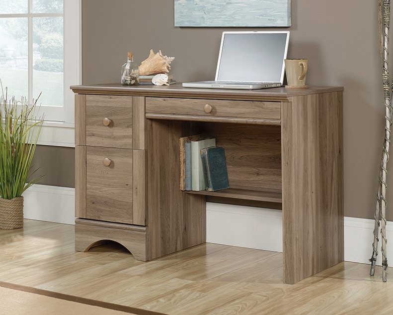 Harbor View Salt Oak Computer Desk 423005 Sauder