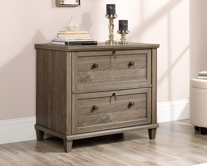 Hammond 2-Drawer Lateral File Cabinet Emery Oak (423528) – Sauder