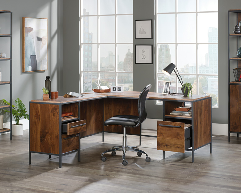 Sauder l shaped desk discount