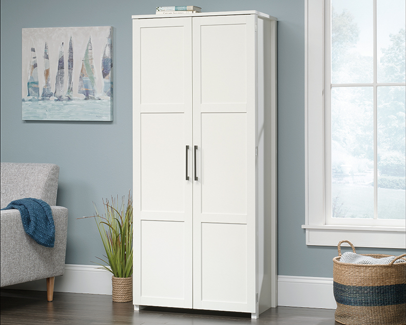 Sauder HomePlus Large Storage Cabinet with Door in Dakota Oak