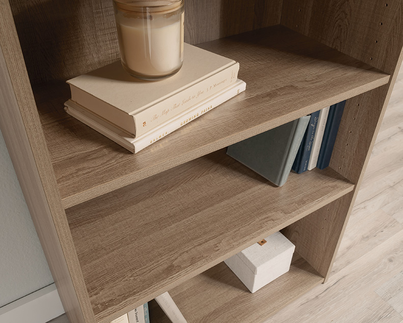 Sauder beginnings 3 shelf bookcase sales