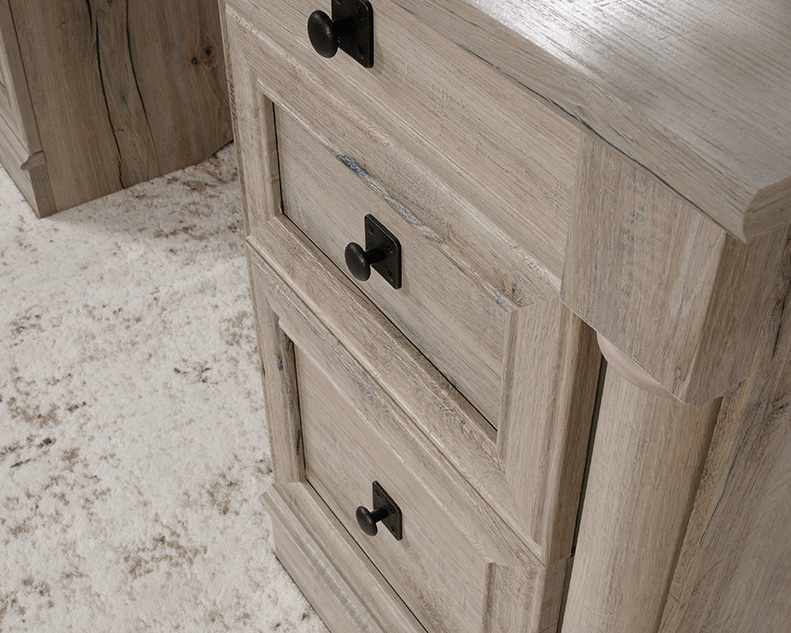 Palladia Executive Home Office Desk Split Oak (424809) – Sauder