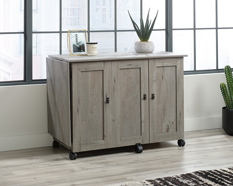 Sauder Select Sewing & Craft Table Mystic Oak (426136) – Sauder