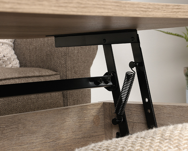 Bridge Acre Wood Lift-Top Coffee Table Lintel Oak (427692) – Sauder