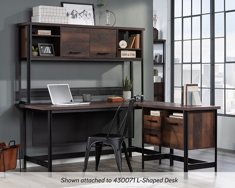 Briarbrook Hutch Barrel Oak (430077) - Sauder