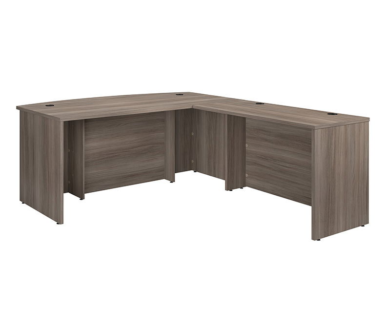 Sauder Bowfront L-Desk