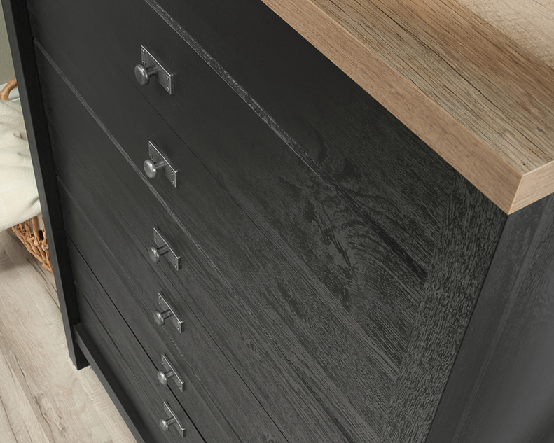 Cottage Road 4-Drawer Bedroom Chest Raven Oak (432864) – Sauder Cottage Road 4-Drawer Bedroom Chest Raven Oak (432864) – Sauder