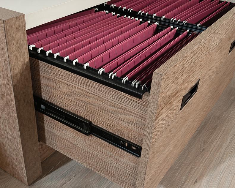 Dixon City 4-Shelf Bookcase with Doors Brushed Oak (432891 Dixon City 4-Shelf Bookcase with Doors Brushed Oak (432891